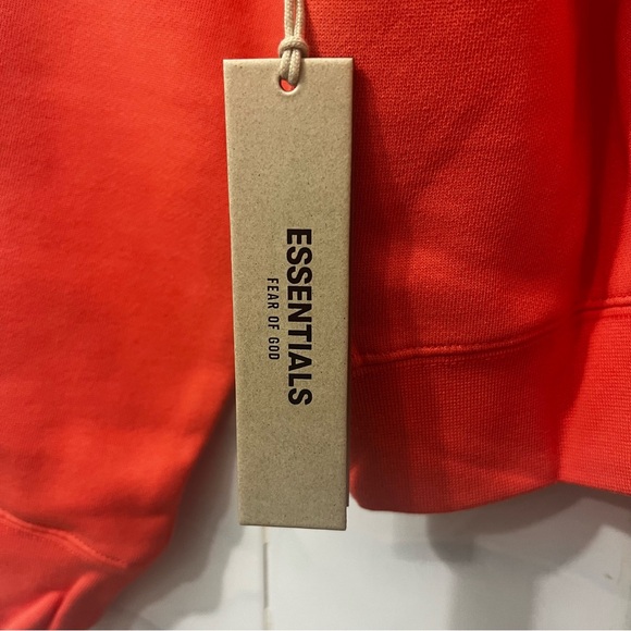 NWT Essentials Fear of God Coral Hoodie and Shorts Set Size Small Streetwear - Picture 6 of 16